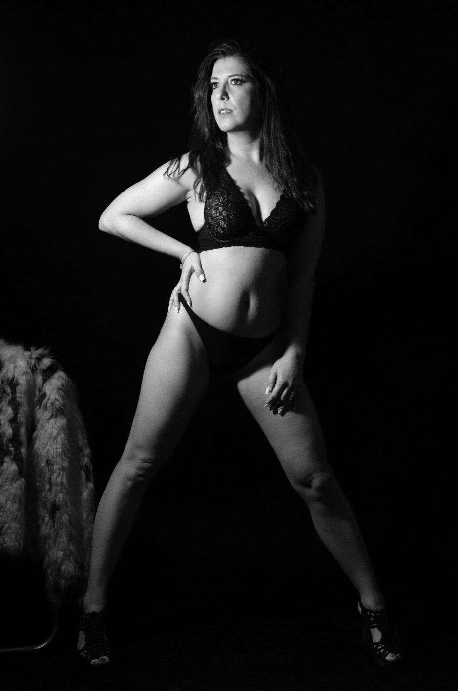 Book de modelo de Jessy Suárez en sesión de estudio